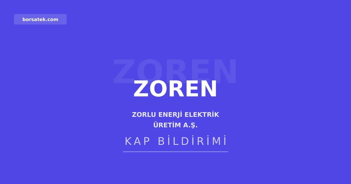 Zorlu Enerji'nin Tekkehamam II jeotermal projesi sona erdi Borsatek