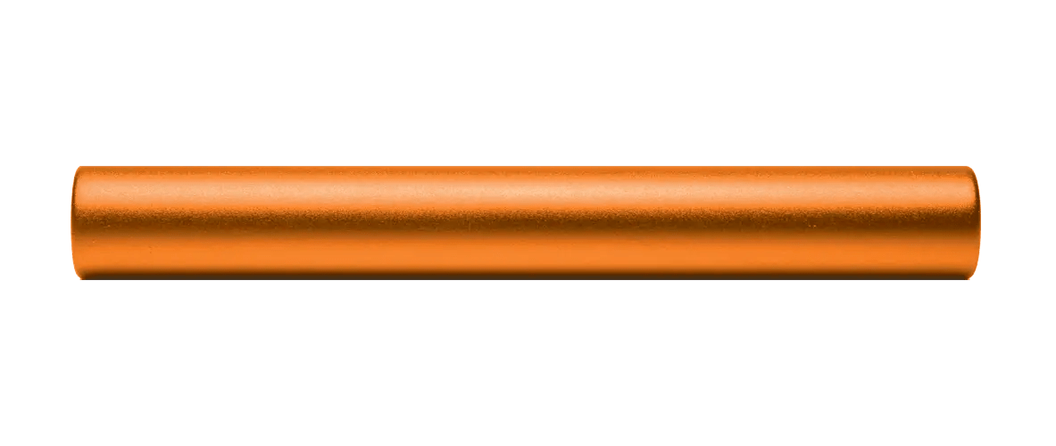 Sample Baton Base Color - Matte Orange