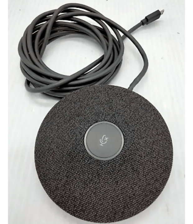 logitech rally mic pod noir usb micro de conférence logitech rally logitech rally mic pod en salle de réunion