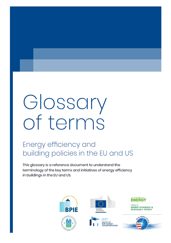 Glossary of terms: Energy efficiency and building policies in the EU and US