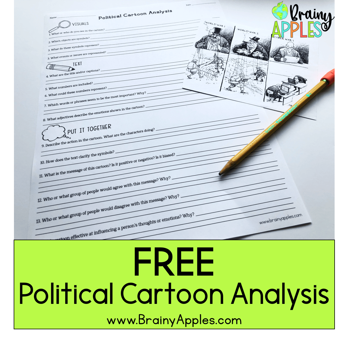 social studies political cartoons