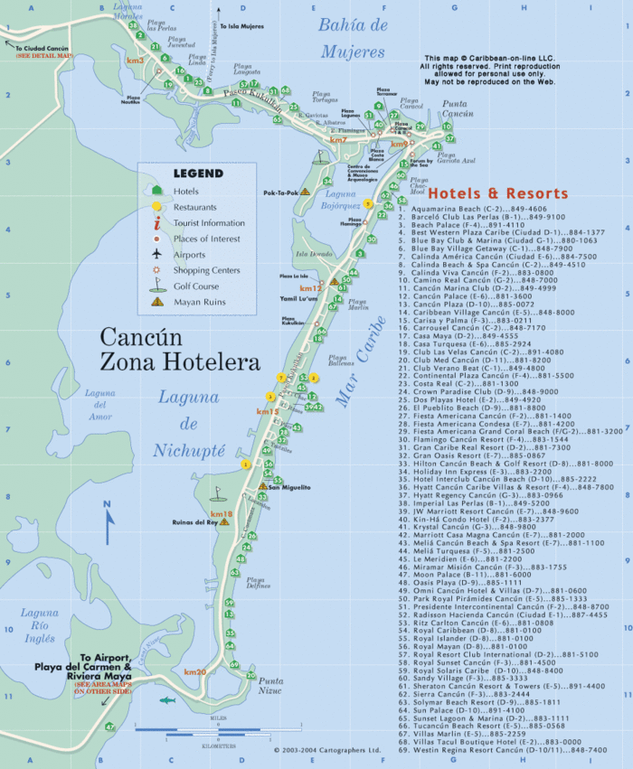 Cancun Mexico Spring Break 2026 Cun HotelMap 