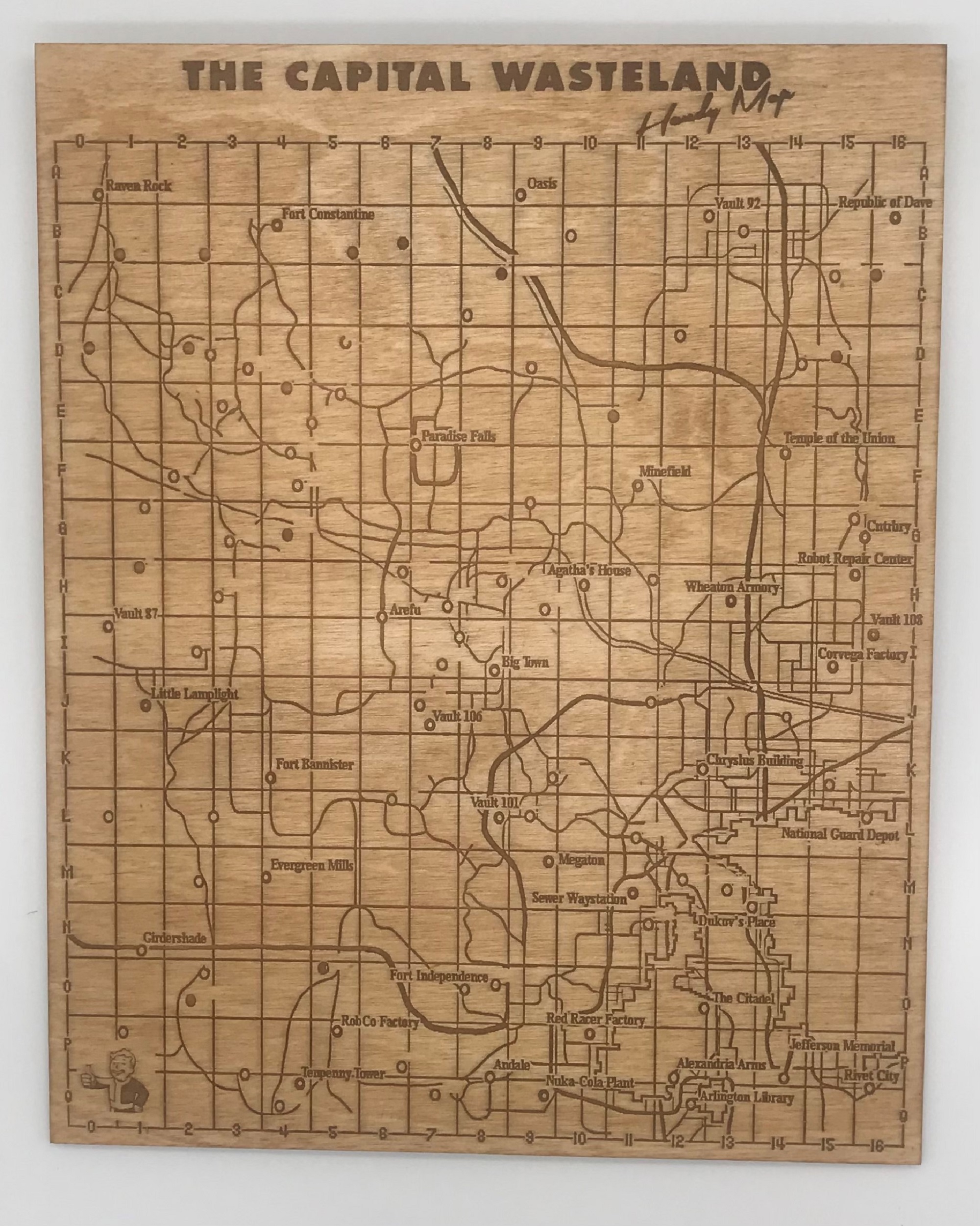Engraved Map of Fallout 3