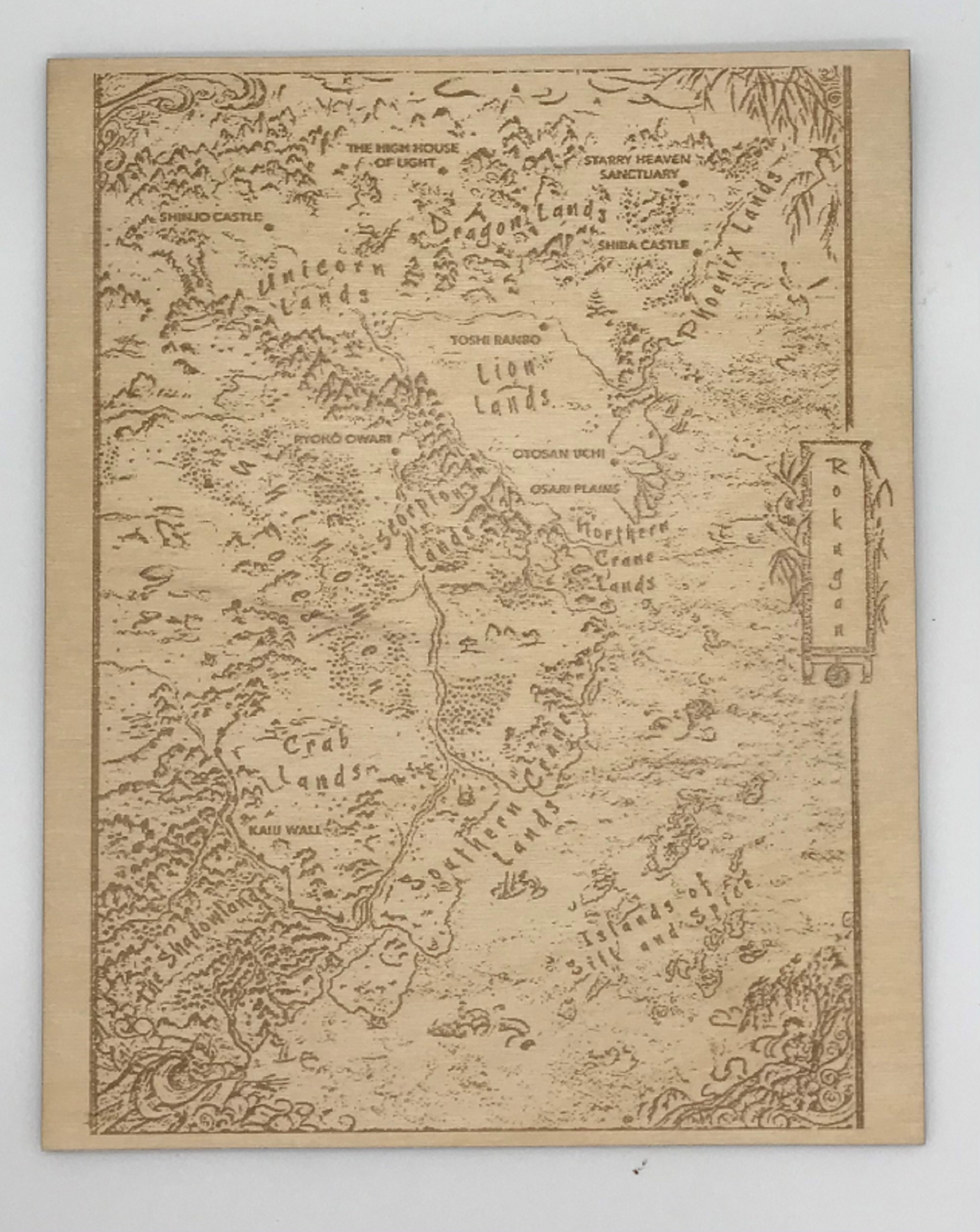 Engraved Map of Rokugan
