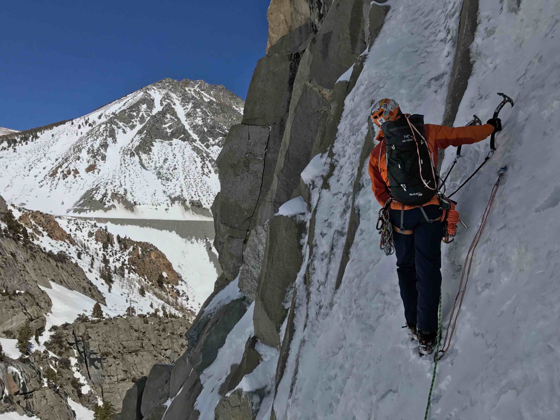 Brice Pollock » Being an Ice Climbing Dirtbag at Lee Vining