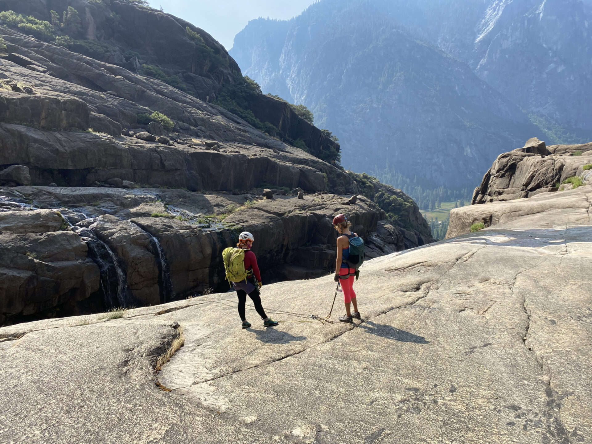Brice Pollock » Canyoneering 1000ft Down Yosemite Falls