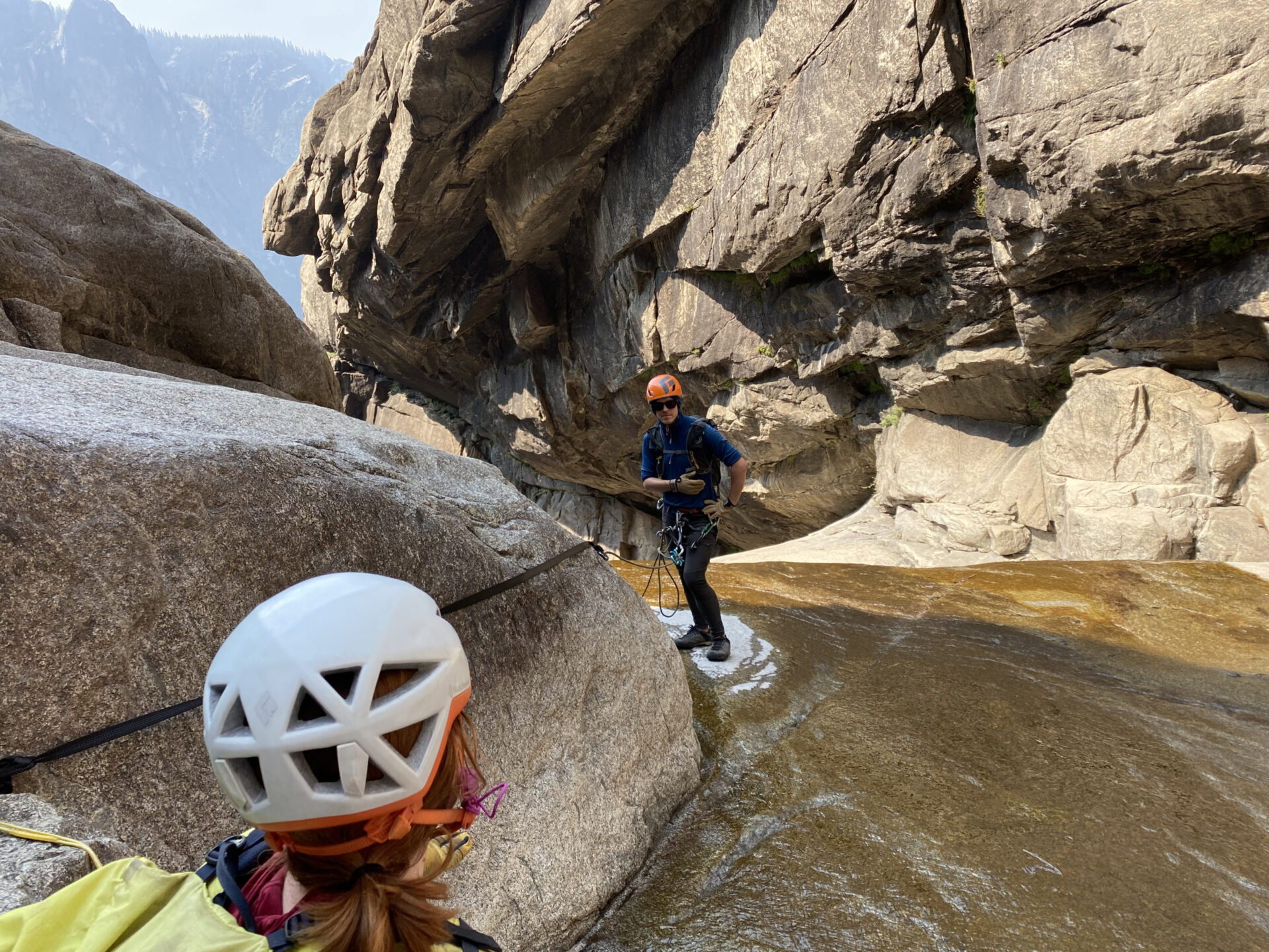 Brice Pollock » Canyoneering 1000ft Down Yosemite Falls