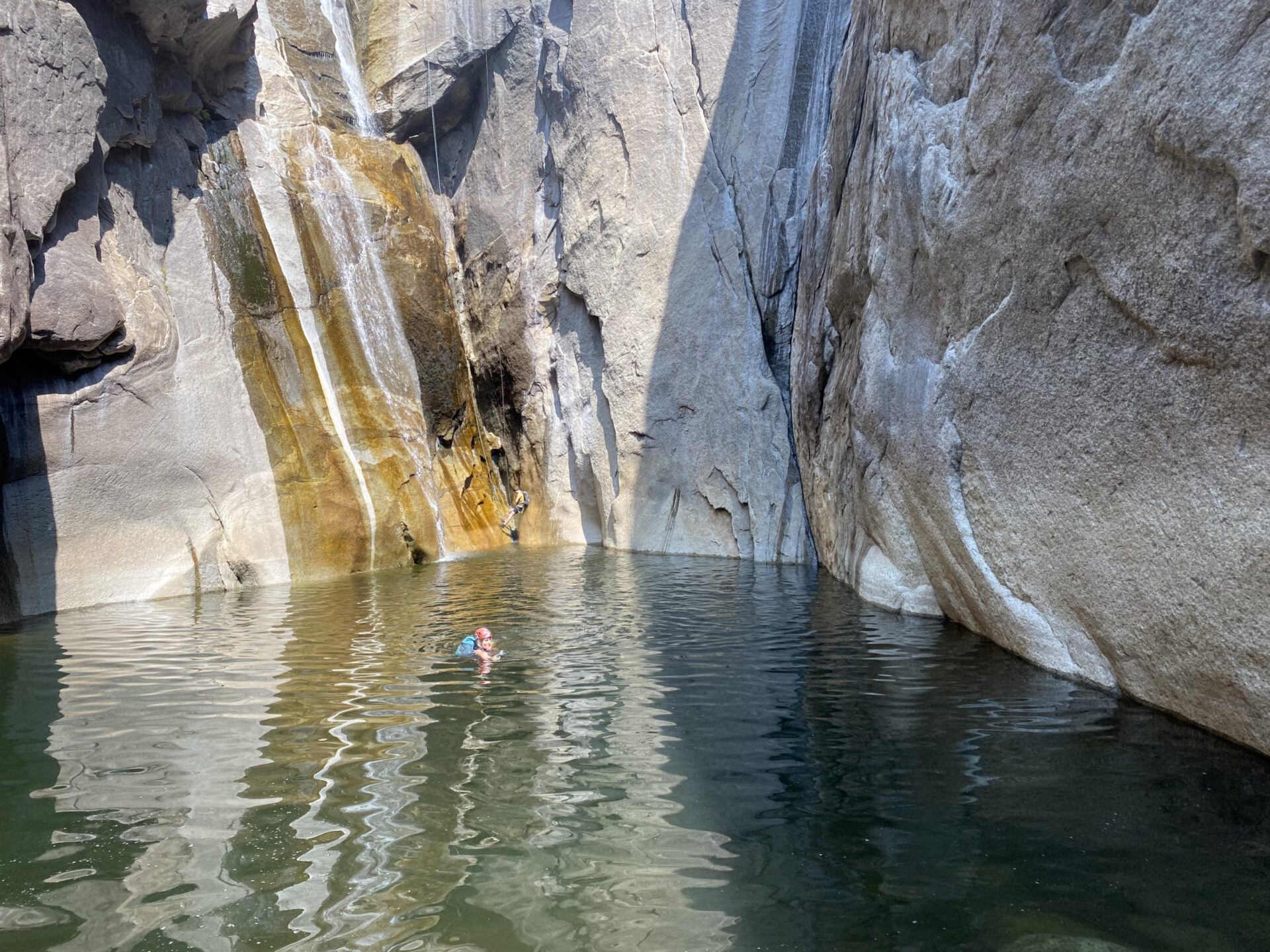Brice Pollock » Canyoneering 1000ft Down Yosemite Falls