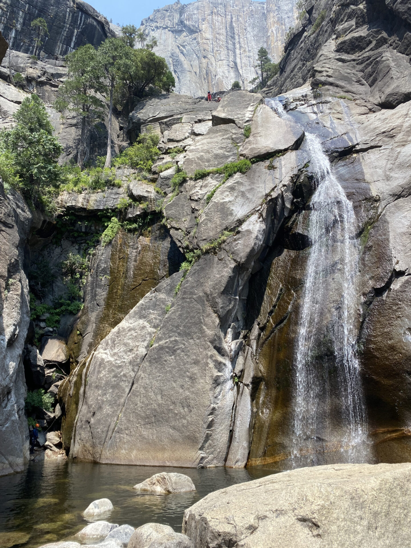 Brice Pollock » Canyoneering 1000ft Down Yosemite Falls