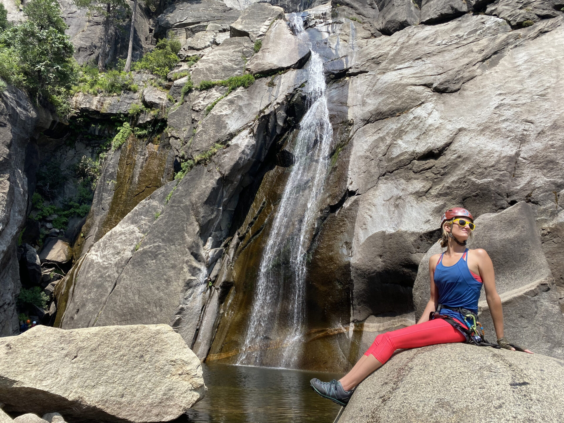 Brice Pollock » Canyoneering 1000ft Down Yosemite Falls