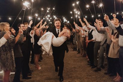 We've rounded up some of our favorite bridesmaid looks and groomsmen styles from real weddings to offer a little inspiration. 25 Wedding Entrance Ideas For Any Reception Style