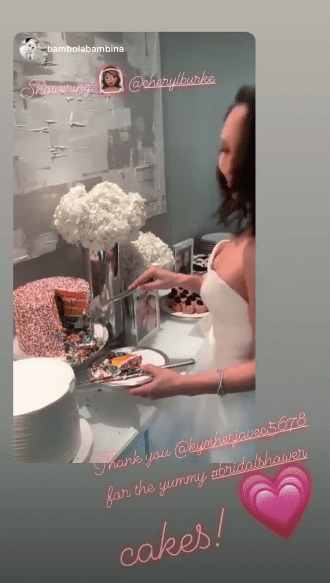 Was her matron of honor, and her bridesmaids were burke's fellow . Leah Remini Hosted a Gorgeous Bridal Shower for Dancing