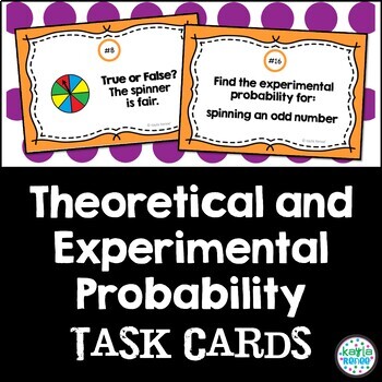 Theoretical and Experimental (Relative Frequency) Probability Task ...