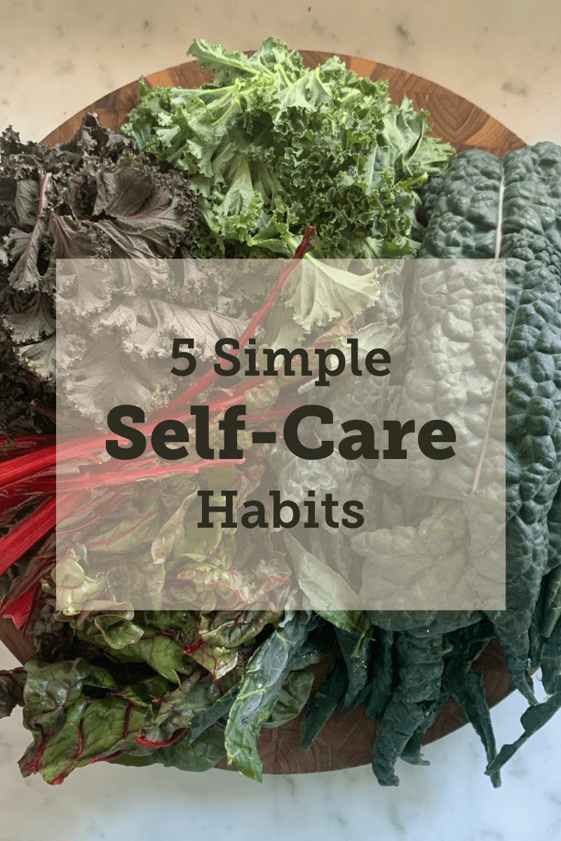 5 simple self-care habits