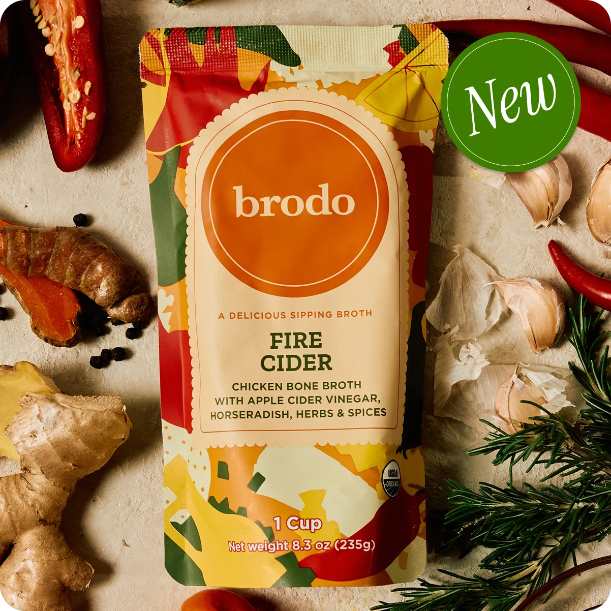 New Fire Cider Bone Broth Flavor