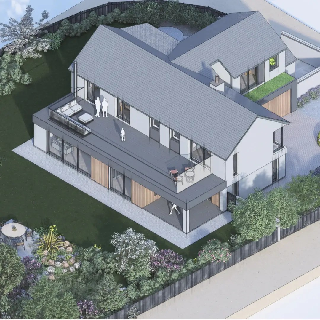 Lumion isometric view of home transformation