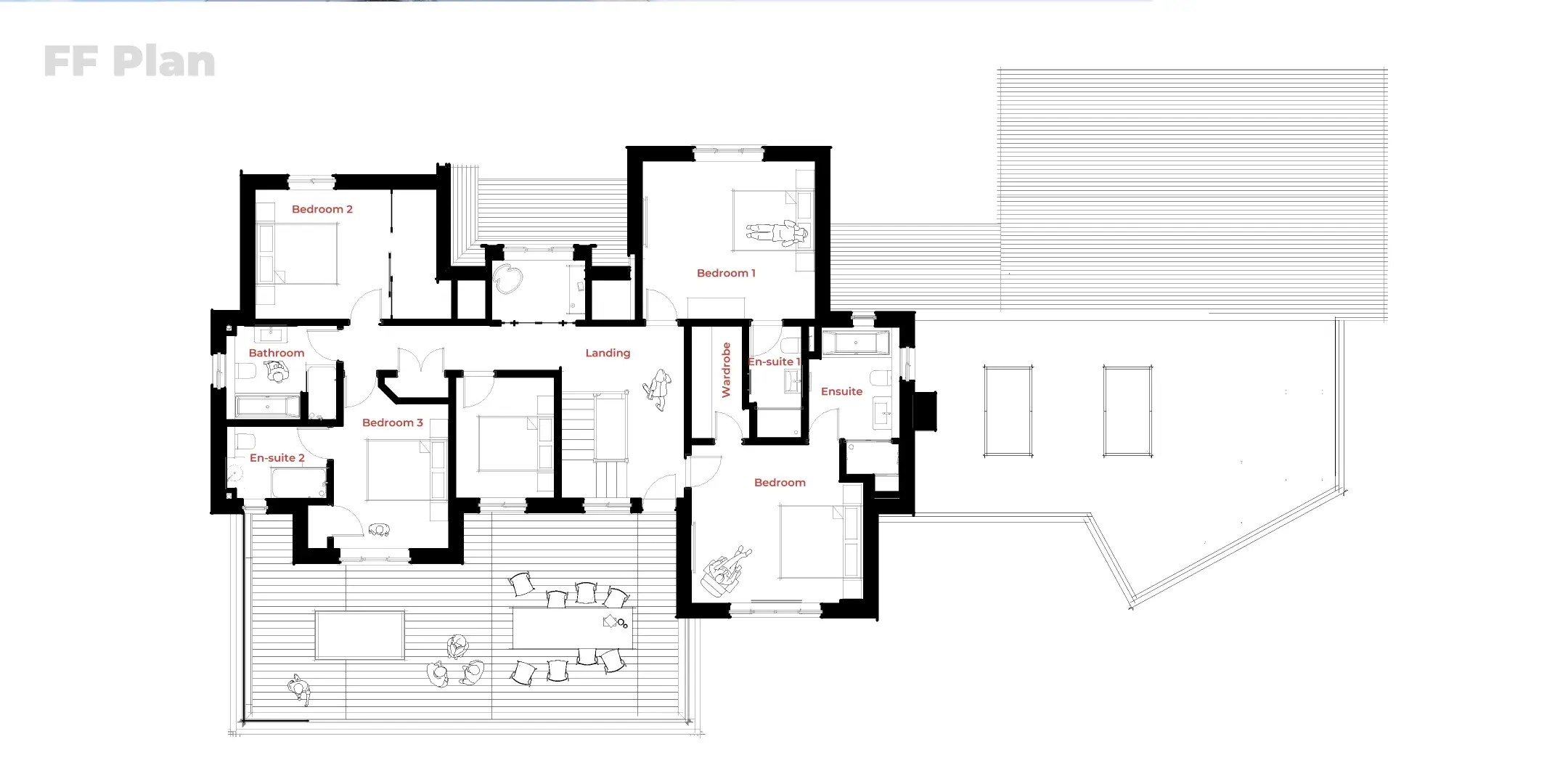 caldy Extension First floor Plan