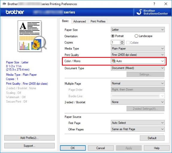 Machine Pauses Between Printed Pages Windows Or Macintosh