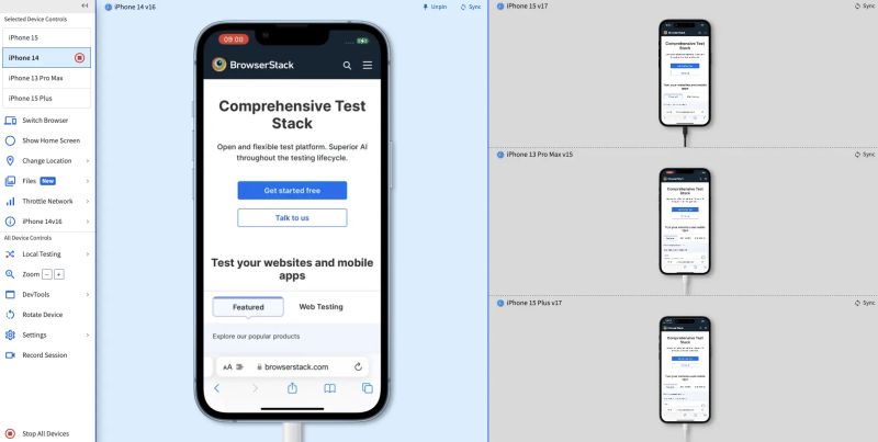 Multi Device Testing In A Single Tab With Browserstack Live - 8K City Images for Desktop