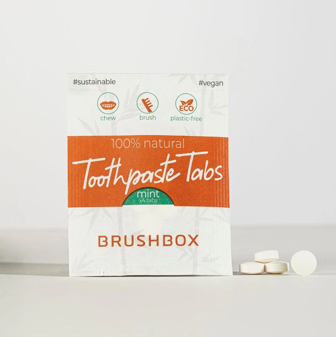 Zero Waste Toothpaste Tablets Sample Pack Brushbox