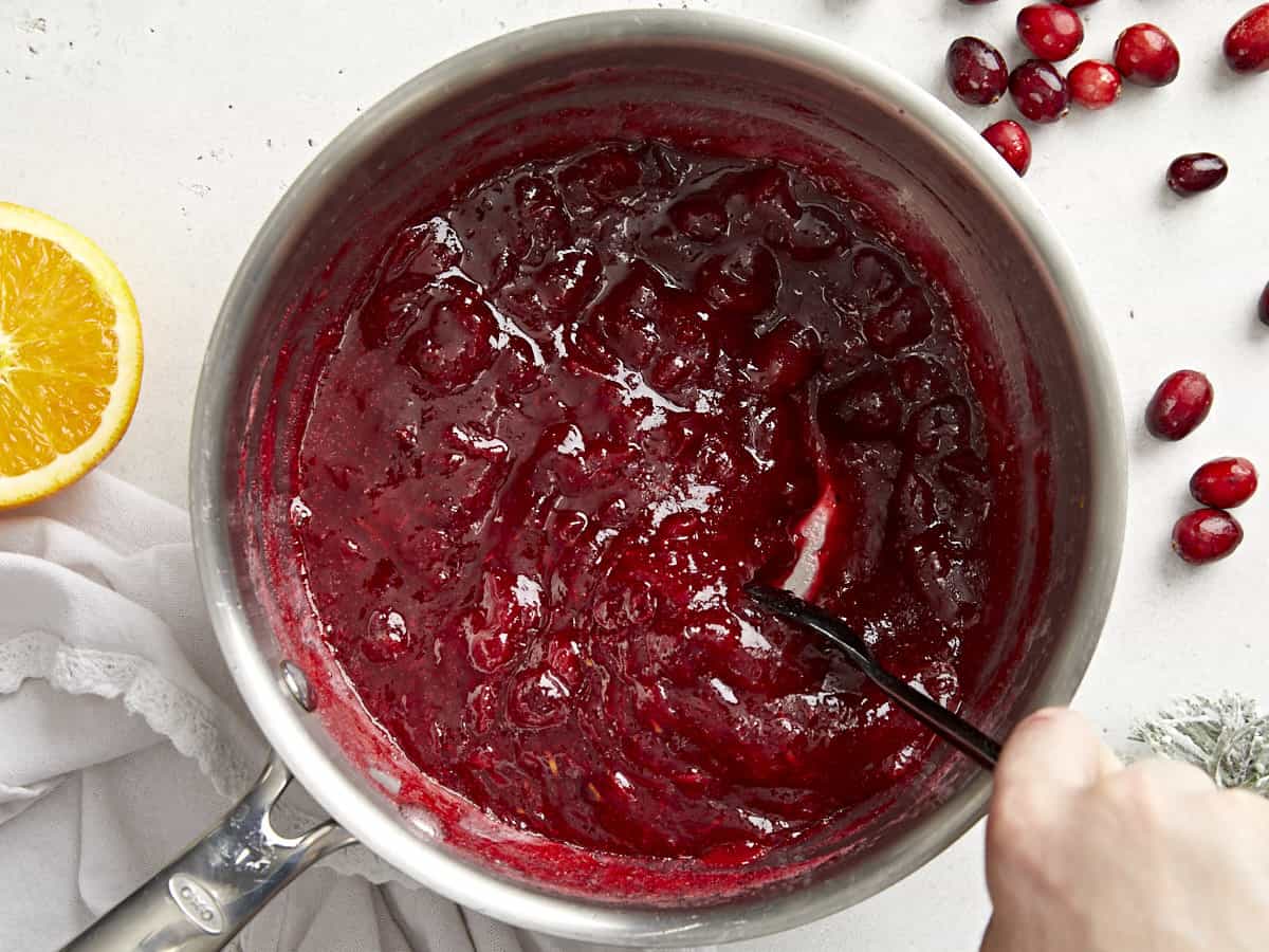Homemade Cranberry Sauce With Frozen Cranberries