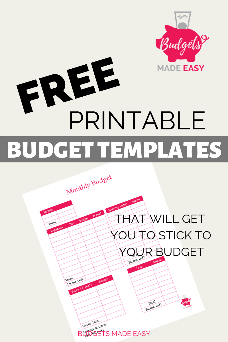 Basic Budget Template Free