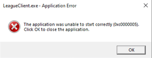 application-error-0xc0000005-1 Application error 0xc0000005 in Windows 10 (sample 1)