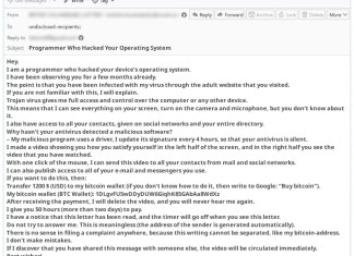 Programmer Who Hacked Your Operating System e-mail spam