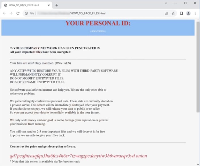 Hazard Ransomware