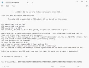 LockBit 5 Ransomware (ransom note)