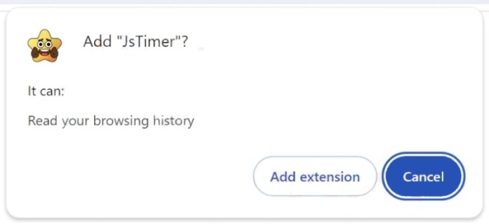 JsTimer extension