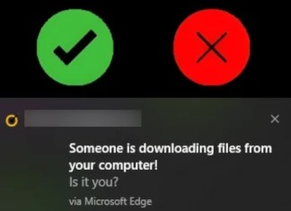 How to remove “Someone Is Downloading Files From Your Computer” pop-up scam