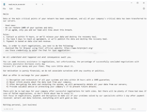 Aptlock Ransomware (ransom note)