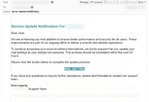 How to stop “Service Update Notification” e-mail spam
