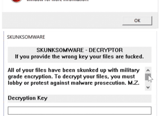 How to remove SKUNK Ransomware and decrypt .SKUNK files