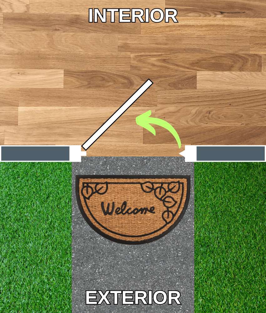 Left Hand Inswing Exterior Door