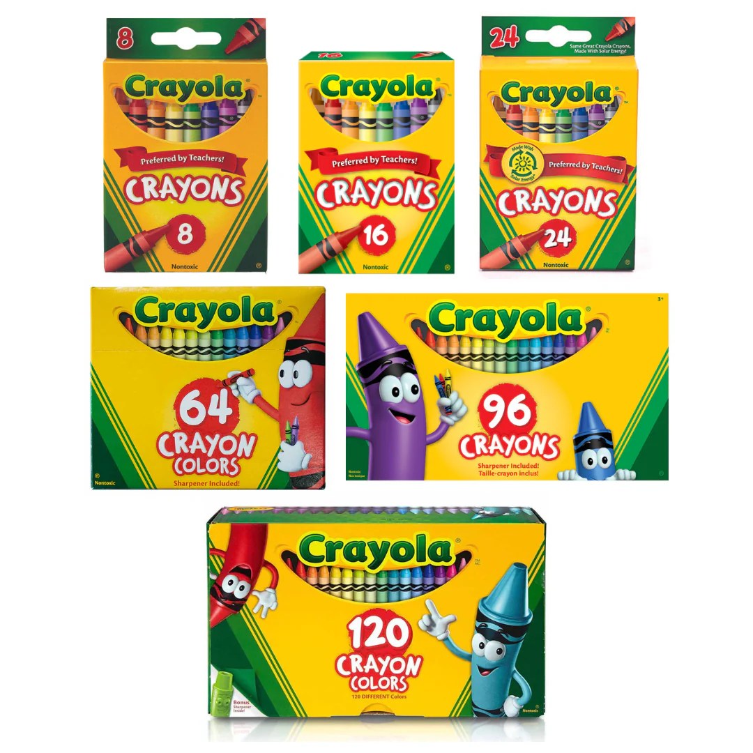Crayola Crayon Products Crayola Jumbo Crayons 16 Colors Bin520390