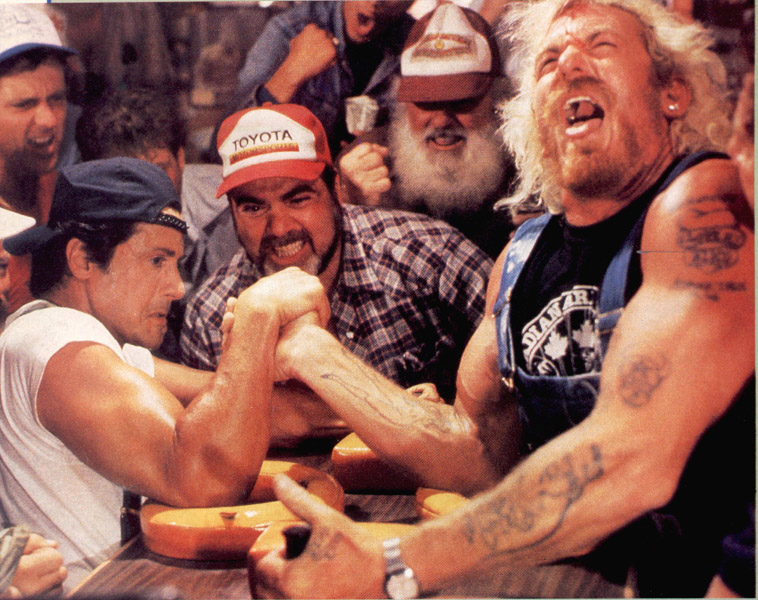 Arnold Schwarzenegger Vs Sylvester Stallone Arm Wrestling
