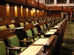 Houses of Commons - inside chamber