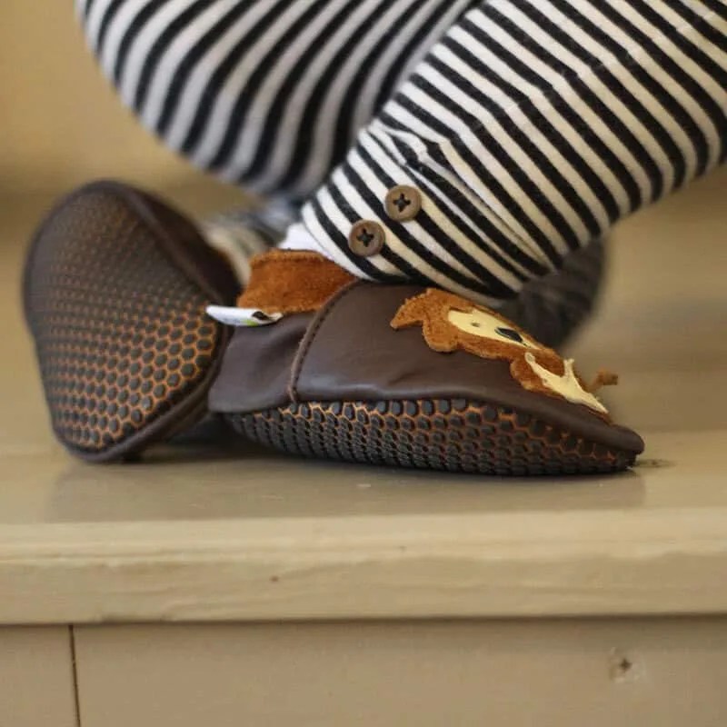 Papucei primii pasi barefoot, piele naturala