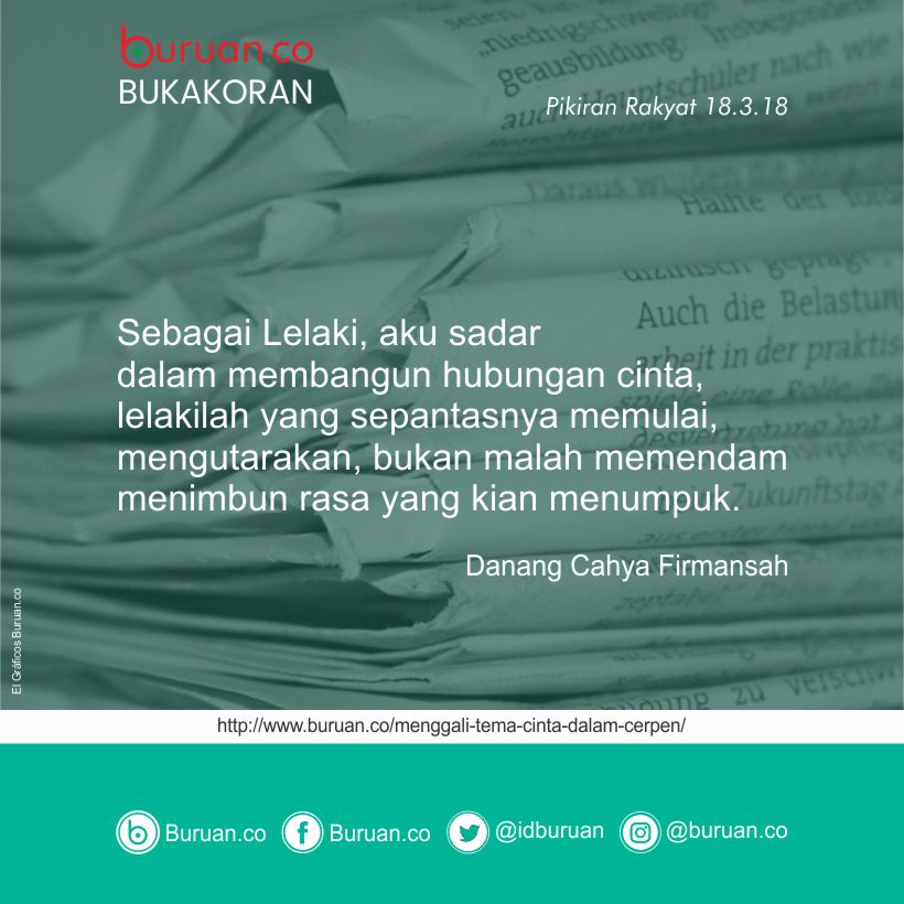 Menggali Tema Cinta dalam Cerpen | Buruan.co