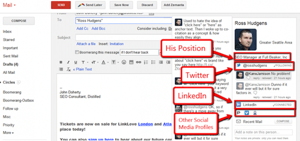 This reflex is usually tested by doctors by stroking the. Types Of Info You Get From Rapportive For Gmail Business Marketing Blog