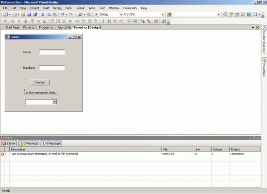 Configuring Connection String In App Config File During Runtime For A - Minimal Photos - Modern High Resolution Collection