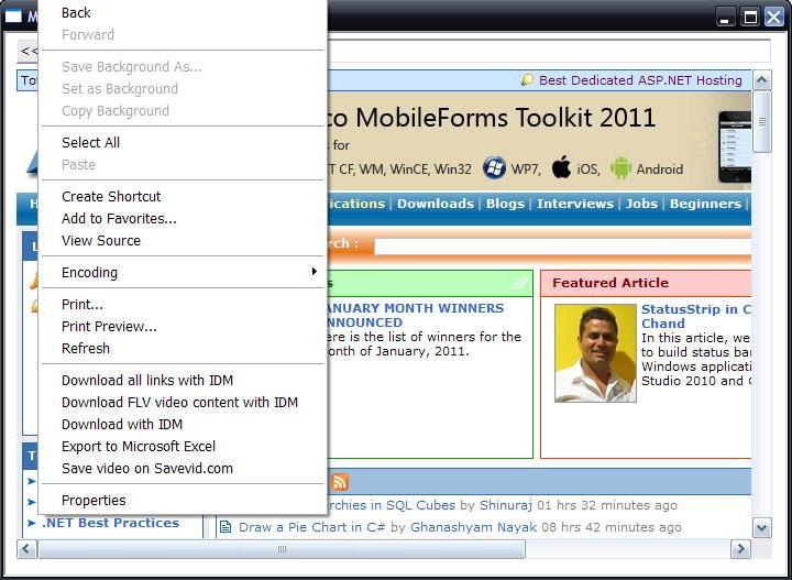 Wpf C Webbrowser Could Write Different Html File Depending On The Ie - Premium Nature Picture Gallery - Desktop