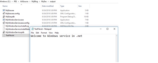 How To Convert Existing C Application Into Windows Service - Professional Space Pattern - High Resolution