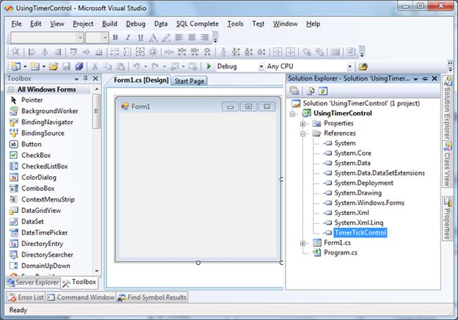 Creating A Simple User Control And Adding It To The Toolbox - Colorful Design Collection - Retina Quality