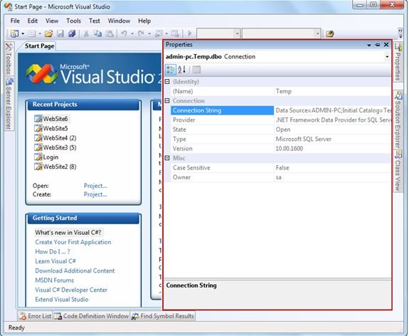 Get Sql Server Database Connection String Easily From Visual Studio - Download Artistic Geometric Illustration | Mobile