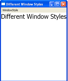How To Display Different Window Styles In Wpf Using F - Gorgeous Landscape Image - HD