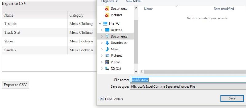 Export Data To Excel From Web Api In Aspnet Core Using Kendo Grid - Classic Dark Texture - Mobile