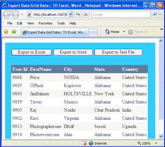 Export Grid Data Into Excel And Word Dot Net Office - Landscape Wallpapers - Professional 4K Collection